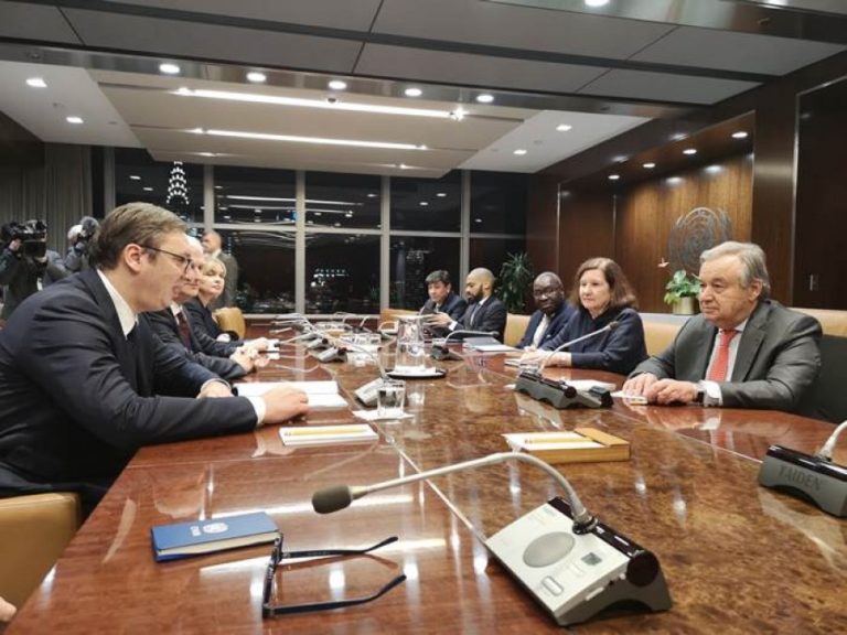 Vuçiqi – Guterresit: Vazhdimi i dialogut pasi Kosova ta heqë taksën