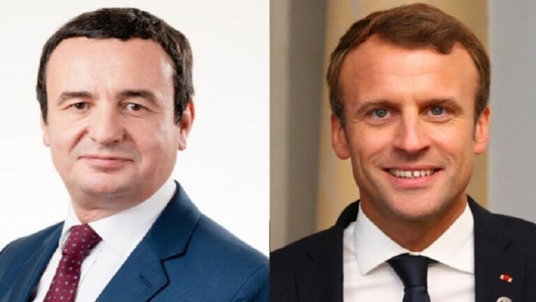 Macron i shkruan Kurtit: Shpresoj që do ta vazhdoni dialogun me Serbinë, të mirëpres së shpejti në Paris