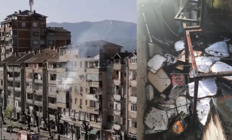 Shpërthimi i bombolës së gazit shkrumbon banesën në Tetovë