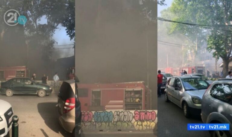 Policia jep detaje për zjarrin në Çairçankë të Shkupit: Janë djegur katër objekte
