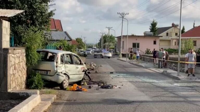 VIDEO/ Aksident i rëndë në Lezhë, 1 i vdekur dhe 1 i plagosur