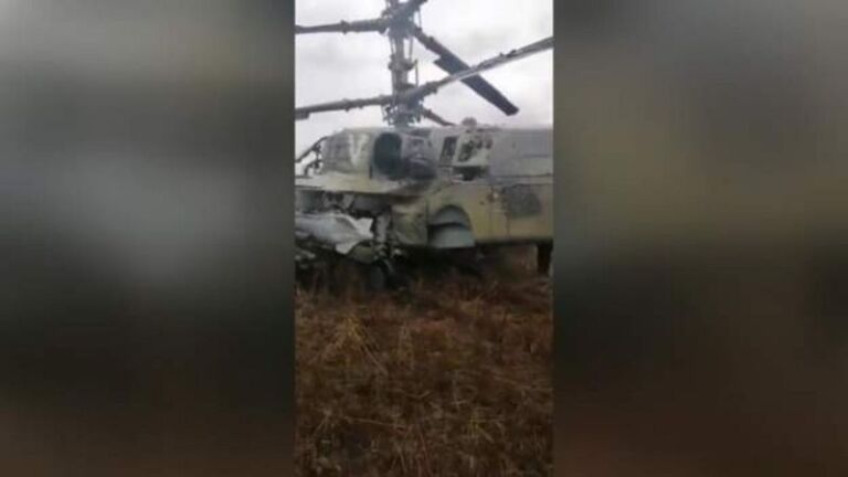 Pamjet/ Rrëzohet helikopteri rus pranë Kievit