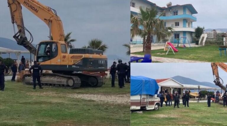 IKMT zhvendoset në Radhimë/ Prishen një lokal dhe një hotel trekatësh, irritohen pronarët italianë: Do ta çojmë deri në fund! (VIDEO)