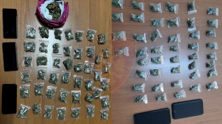 Finalizohet operacioni “Braka 2″/ Shpërndanin drogë në zona të ndryshme të Tiranës, arrestohen tre të rinj