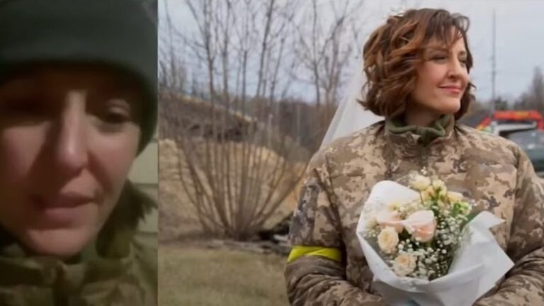 U martua në mes të bombardimeve ruse, nusja ukrainase tregon se pse vendosi tani të kurorëzohe