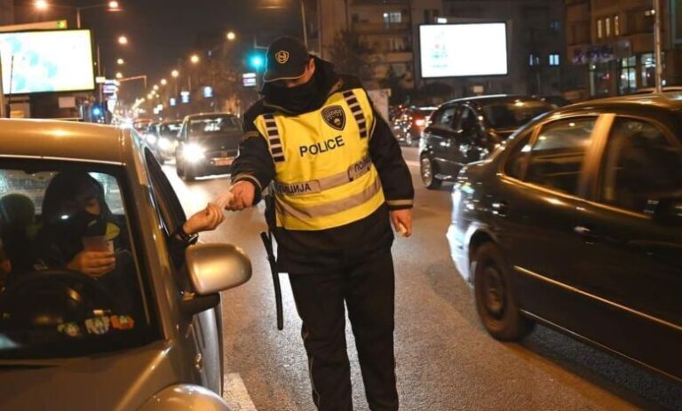 Policia/ 121 gjoba dje në Shkup