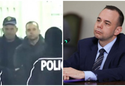 VIDEOLAJM/ Me kokën lart, i prangosur dhe rrethuar nga policët! Momenti kur Alqi Bllako niset drejt qelisë