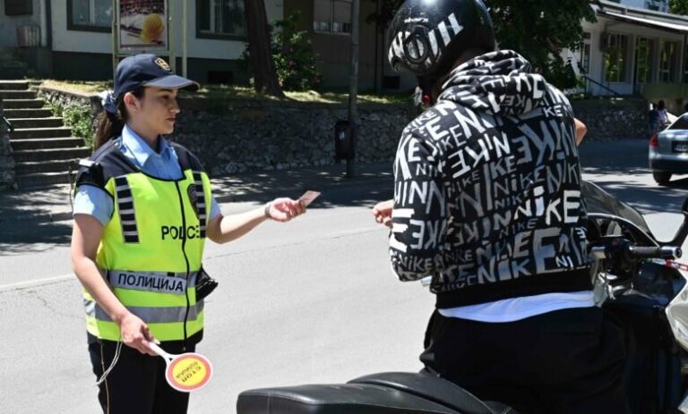 Shkup, 220 gjoba për shkelje të rregullave të trafikut