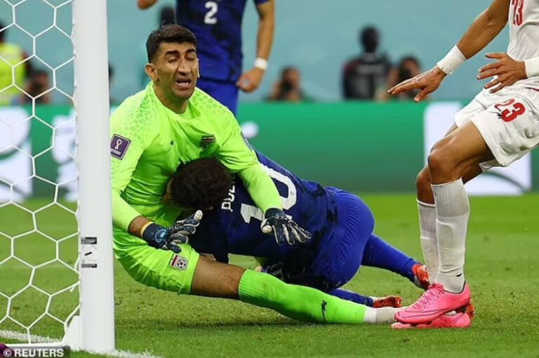 Pulisic poston foto nga spitali, pas përplasjes horror me portierin e Iranit