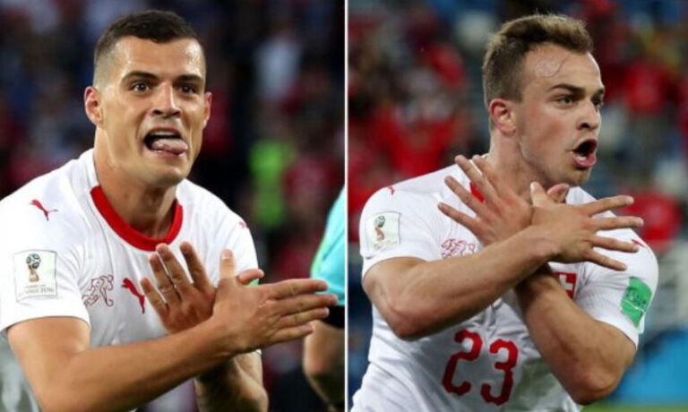Xhaka dhe Shaqiri në ndeshjen ndaj Serbisë, do ta thyejnë një rekord të madh për Zvicrën