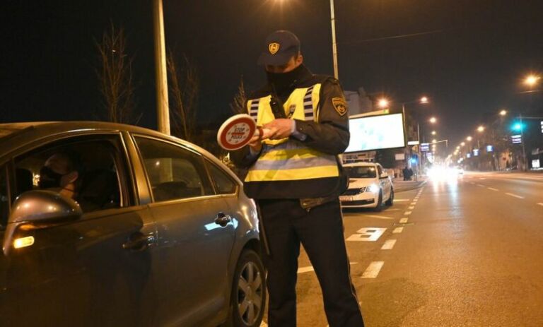 144 shkelje të rregullave të trafikut në Shkup, 17 për tejkalim të shpejtësisë