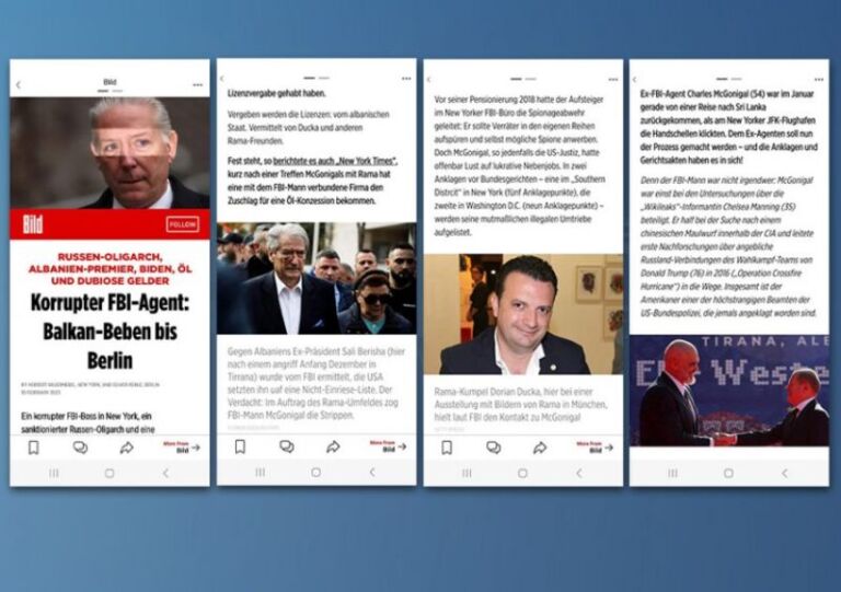 E PLOTE/ BILD: Rama dhe McGonigal përdorën FBI-në kundër Berishës