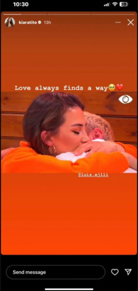 Ky është reagimi në Instagramin e Kiarës pas pajtimit me Luizin