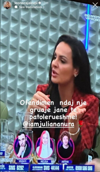Leonora dhe Kaci i dalin në mbrojtje Xhulit, deklaratën e Vedatit e quajnë “të turpshme”