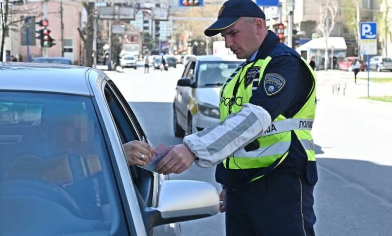 155 gjoba në Shkup, 35 për tejkalim të shpejtësisë