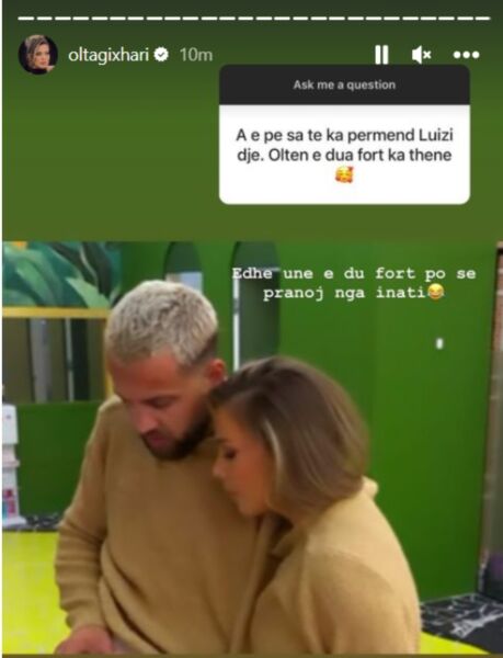 “E dua shumë po nuk e pranoj nga inati”, Olta Gixhari flet për Luiz Ejllin