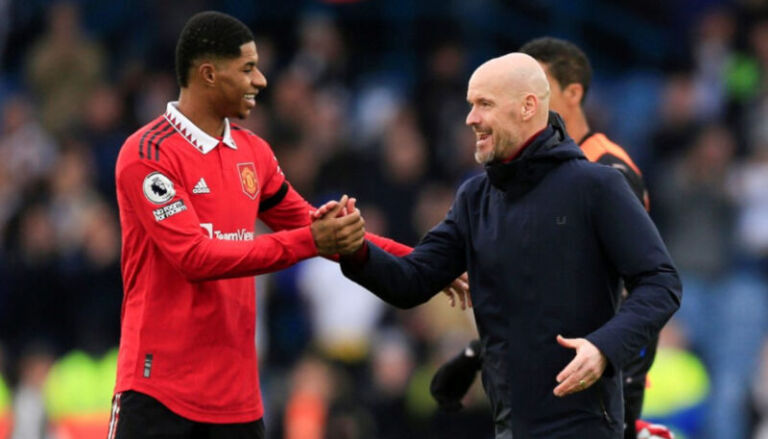 Ten Hag i lumtur me Rashford, por i vendos një objektiv anglezit për sezonin e ri