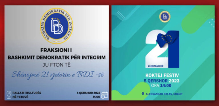 BDI, e përçarë në 21 vjetorin e themelimit