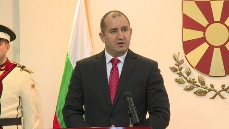 Radev: Bullgaria nuk vendos kushte të reja, Shkupi t’i plotësojë obligimet nga korniza negociuese