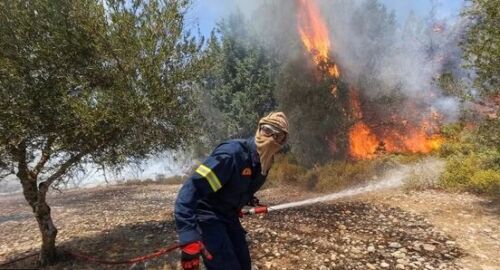 Zjarri në afërsi të Beljakovcës ka arritur deri te shtëpitë e para të braktisura