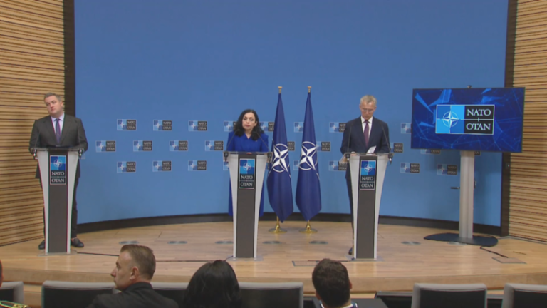 Osmani krah Stoltenberg: Kush është kundër Kosovës është edhe kundër NATO-s