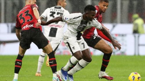 Milan shokohet nga Udinese në “San Siro”