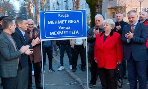 Rruga “August Cesarec” mori emrin e veprimtarit të madh Mehmet Gega