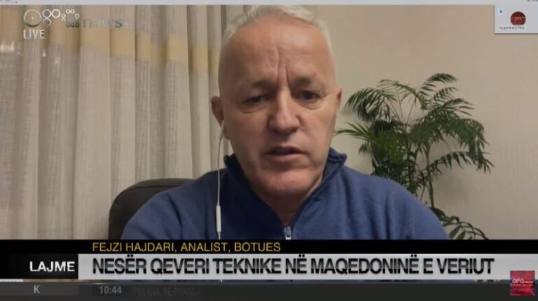 Hajdari: Kryeministri teknik shqiptar në RMV, më shumë se një ofendim për shqiptarët