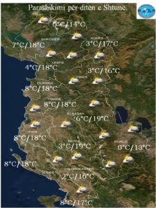 Rikthehet shiu dhe bora/ Moti bën kthesën e papritur, paralajmërimi i SHMU-së: Ja zonat ku do të ketë rebeshe