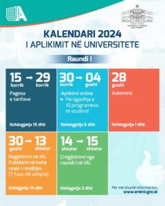 Aplikimi i maturantëve për universitete, publikohet kalendari i procedurave për regjistrim, ja fazat që duhet të ndiqen