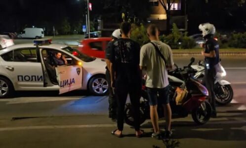 Policia e Shkupit me aksion ndaj motoçiklistëve, gjoba për 60 prej tyre