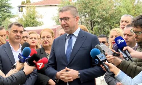 Mickoski: Ligjin për përfaqësim të drejtë do ta propozoj Qeveria, BDI-ja nuk ka nevojë të ndërhyjë në të