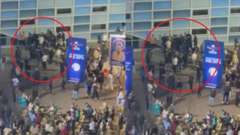 Sherri në mitingun e PD-së në Elbasan, si u plagos në kokë djali i Luçiano Boçit