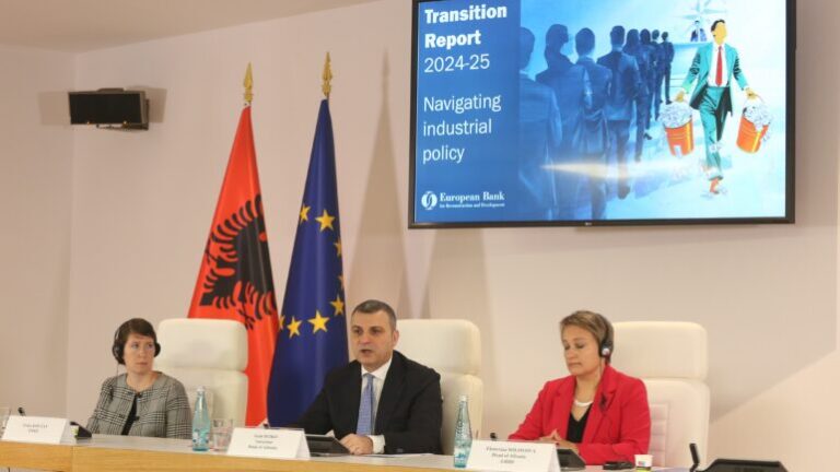 Prezantimi i raportit të tanzicionit të BERZH-it, guvernatori Sejko: Riformulimi i politikave industriale në një peizazh global që ndryshon